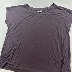 Maurices Short Sleeve Tee in Deep Purple